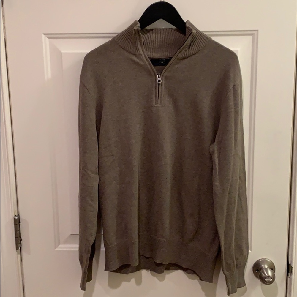 J.Crew Mens Quarter ZIP Sweater